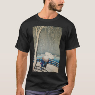 雪 に 傘, 古 邨 Umbrellas in Snow, Koson, Ukiyo-e T-Shirt