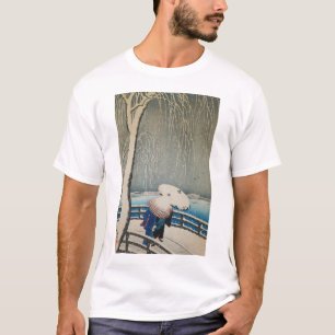 雪 に 傘, 古 邨 Umbrellas in Snow, Koson, Ukiyo-e T-Shirt