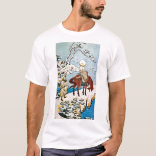 雪 の 人, 北 斎 Reisende in Snow, Hokusai, Ukiyo-e T-Shirt