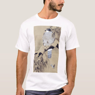 雪 鷹 図, 柴 是 中 im Schnee, Shibata Zeshin T-Shirt
