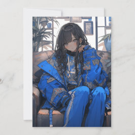 青春のインディゴ/IndigoYouth Invitation |東京娘 GenerartiveAI Einladung