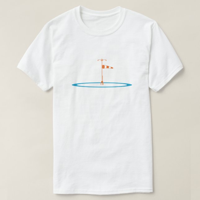 風 向 旗 で と き 風 die 向. T-Shirt (Design vorne)