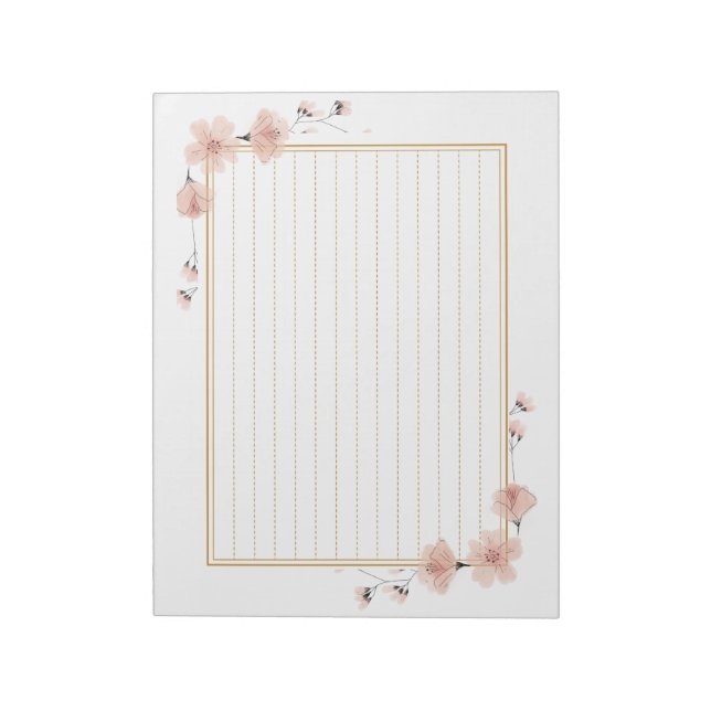 飾り罫線用紙＜茶＞[ch20]  notizblock (Rotiert)