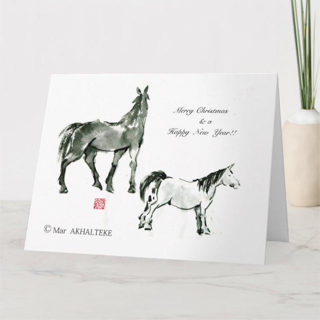 馬日本の馬武芸馬術角 KARTE (Vorderseite)