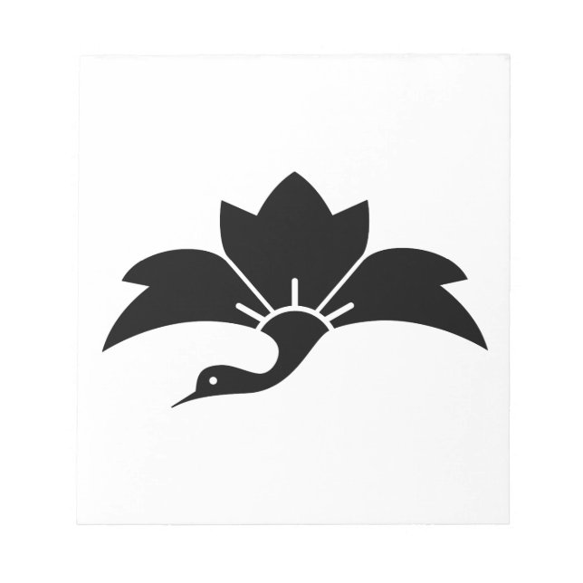 鬼 花 菱 鶴 NOTIZBLOCK (Vorderseite)