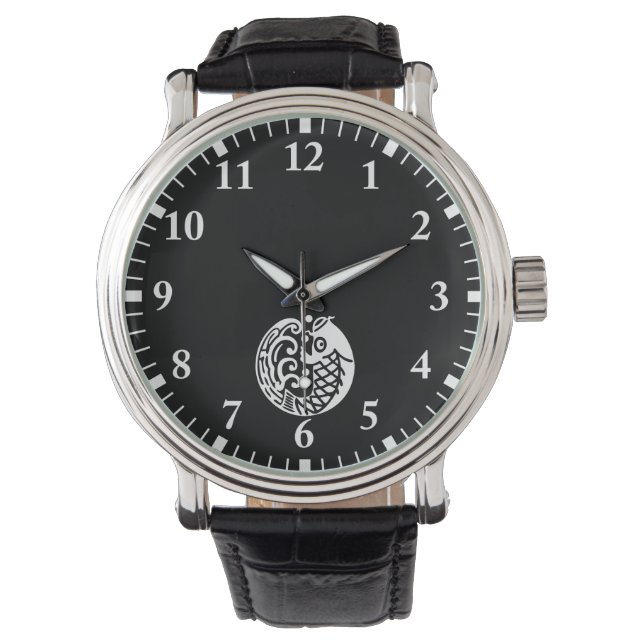 鯉に波 ARMBANDUHR (Vorderseite)