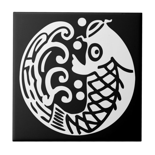 鯉に波 FLIESE (Vorderseite)