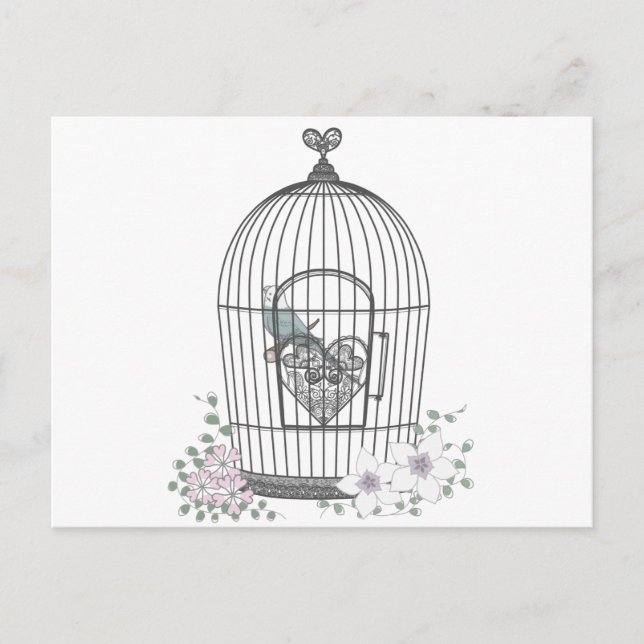 鳥 か ご POSTKARTE (Vorderseite)