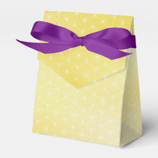 麻の葉文様のリボン付きテントフェイバーボックス GESCHENKSCHACHTEL