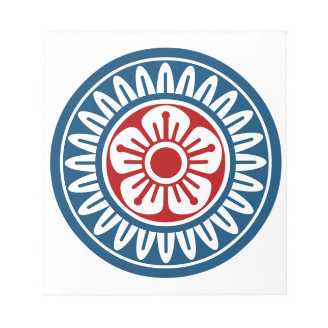 麻雀牌 1筒 イーピン_ロゴのみ-01 NOTIZBLOCK (Vorderseite)