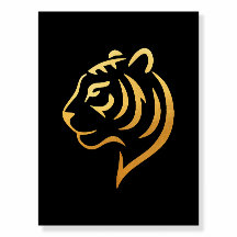 黄金の虎 Gold Tiger Japan Minimalistisch