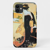 黒 着 物 女, 豊 Woman von Black Kimono, Toyokuni, Ukiyo