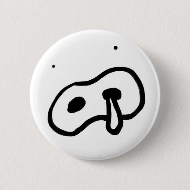 鼻水ぶた BUTTON (Vorderseite)