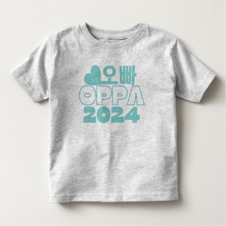 오 빠 OPPA 2024 - Ankündigung des koreanischen Big B Kleinkind T-shirt