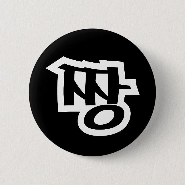 짱 JJANG - Die BEST ~ Koreanische Slang Hangul-Spra Button (Vorderseite)