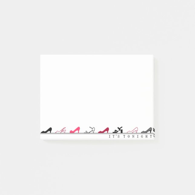 ＩＴ’Ｓ　ＴＯＮＩＧＨＴ POST-IT KLEBEZETTEL (Vorderseite)