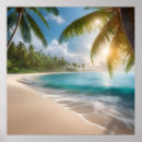 Suche nach palmen und strand poster Ozean
