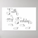 Suche nach glauben sie poster Schwarz und weiß