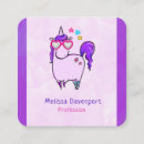 Suche nach rosa einhorn visitenkarten Mythische kreatur