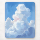 Suche nach wolke himmel mousepads Weiß