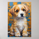 Suche nach hundemalereien poster Niedliche hundemalerei