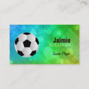 Suche nach fußball spieler visitenkarten Team