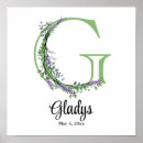 Suche nach monogramm g poster Baby girl