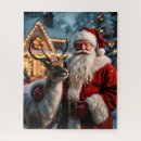 Suche nach santa claus puzzle Rentiere