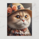 Suche nach katzenliebhaber postkarten Getigerte katze