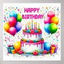 Suche nach happy birthday cake poster Geburtstag