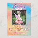 Suche nach regenbogen party einladungen Aquarell