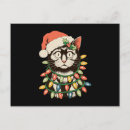 Suche nach lustige schwarze katze postkarten Weihnachtsmann