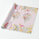 Suche nach rosa wildblumen geschenkpapier Für sie