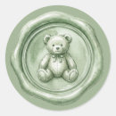 Suche nach teddybär babyparty aufkleber Vintage