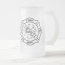 Suche nach rettung bierkrüge Feuerwehrmänner