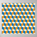 Suche nach geometrische illusion poster Muster