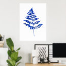 Suche nach leaves poster Blue