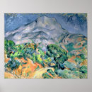 Suche nach mont sainte victoire poster Landschaft