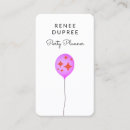 Suche nach ballon visitenkarten Veranstaltungskoordinator