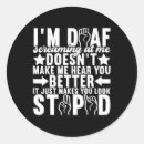 Suche nach gebärdensprache aufkleber Gehörlose