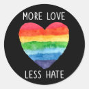 Suche nach liebe und hass aufkleber Regenbogen