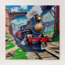 Suche nach dampflokomotive puzzle Vintag