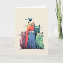 Suche nach bunte katze karten Katzenliebhaber