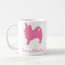 Suche nach liebe mein chihuahua tassen Silhouette
