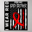 Suche nach herzkrankheit poster Rotes band