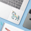 Suche nach einhorn cartoon aufkleber Pferd