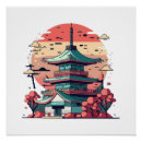 Suche nach japanische pagode poster Wald