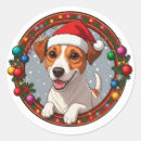Suche nach weihnachtshund aufkleber Cartoon