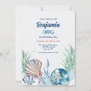 Suche nach muscheln einladungen Ozean