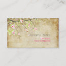 Suche nach rosa kirschblüten visitenkarten Vintag